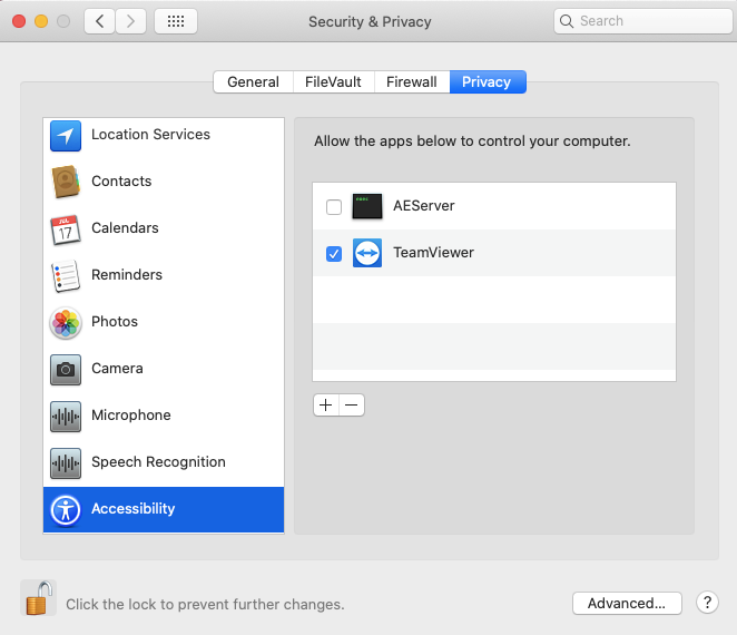 check mac permissions for apps